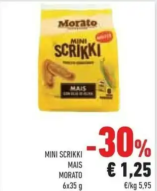 Conad Morato Scrikki Al Mais, Fiocchi Di Avena E Soia offerta