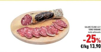 Conad Felino Salame offerta
