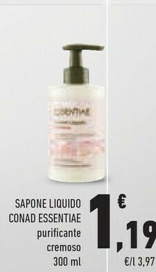 Conad Conad Essentiae Sapone Liquido offerta