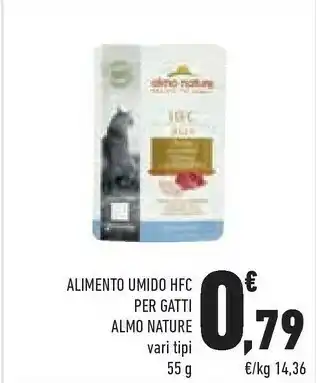 Conad Almo Nature Alimento Umido HFC Per Gatti offerta