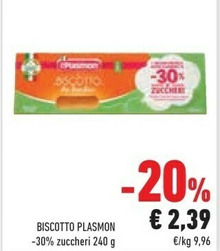 Conad Plasmon Biscotti offerta