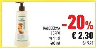 Conad Kaloderma Crema corpo offerta