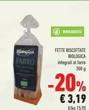 Conad Fette Biscottate Biologica offerta