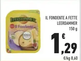 Conad Superstore Leerdammer Il Fondente 150 G(ml) offerta