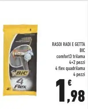 Conad Superstore Bic Rasoi Radi E Getta offerta