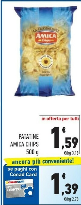 Conad Superstore Amica chips Patatine offerta