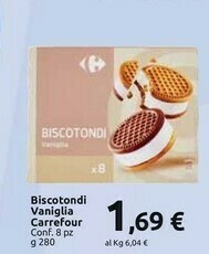 Carrefour Market Carrefour Biscotondi Vaniglia offerta