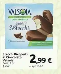 Carrefour Market Valsoia Il Gelato 3 Stecchi offerta