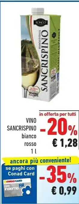 San crispino Sancrispino - Vino Bianco 1000 G(ml)