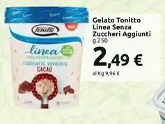 Carrefour Market Tonitto Gelato Linea Senza Zuccheri Aggiunti offerta