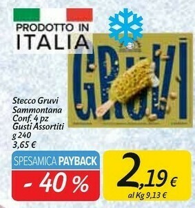 Carrefour Market Sammontana Stecco Gruvi offerta