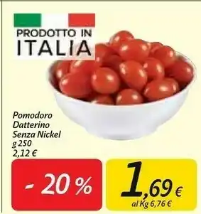 Carrefour Market Carrefour Pomodoro Datterino Senza Nickel offerta