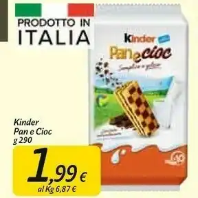 Carrefour Market Kinder Ferrero Kinder Pan E Cioc offerta