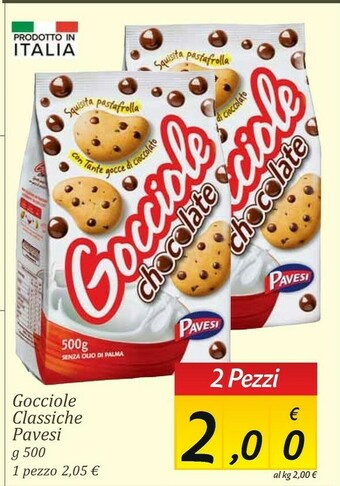 Carrefour Market Pavesi Gocciole Chocolate 500 G(ml) offerta