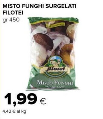 Tigre Filotei Misto Funghi Surgelati gr 450 offerta