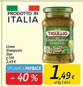 Carrefour Market Star GranPesto Alla Genovese Tigullio 190 G(ml) offerta