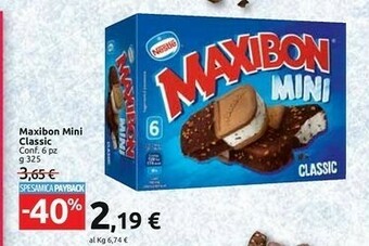 Carrefour Market Nestle Maxibon Mini Classic offerta