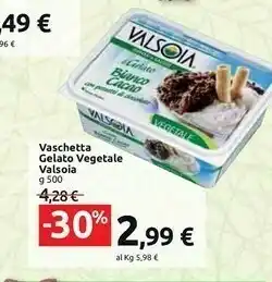 Carrefour Market Valsoia Il Gelato La Crème Vegetale 500 G(ml) offerta