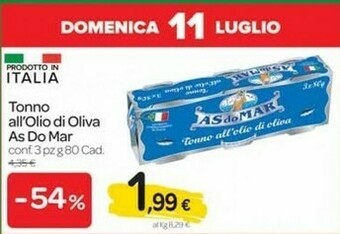 Carrefour Tonno offerta