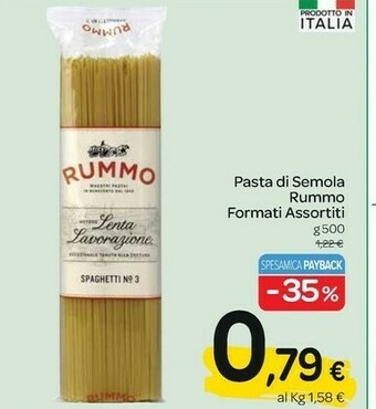 Carrefour Rummo Pasta di semola offerta