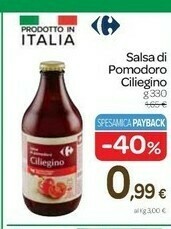 Carrefour Passata di pomodoro offerta