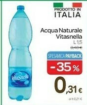 Carrefour Vitasnella Acqua offerta