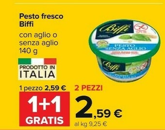 Carrefour Biffi Pesto offerta