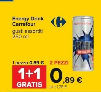 Carrefour Energy drink offerta