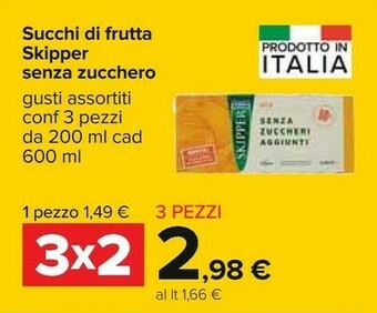 Carrefour Skipper Skipper offerta