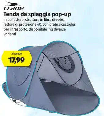 Crane Tenda da spiaggia pop up