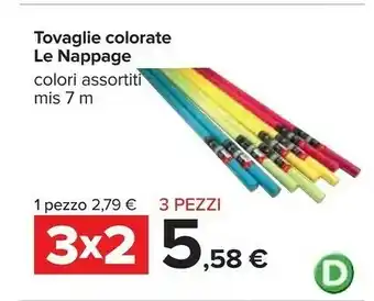 Carrefour Le nappage Tovaglie offerta