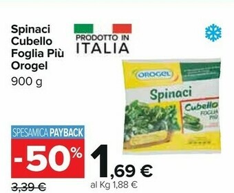 Carrefour Spinaci offerta