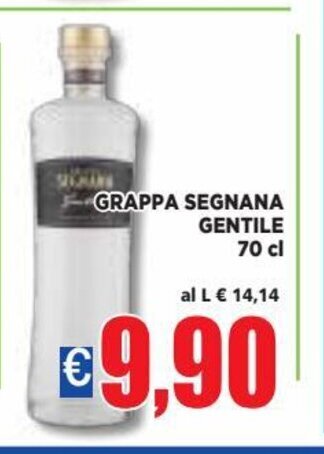 Vivo Supermercati Grappa Segnana Gentile 70 cl offerta