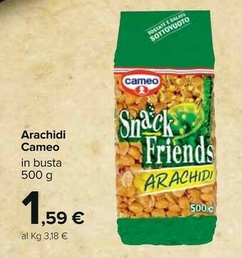 Carrefour Cameo Arachidi offerta