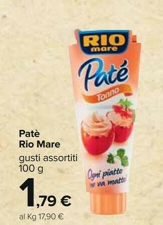Carrefour Rio Mare Tonno Rio mare offerta