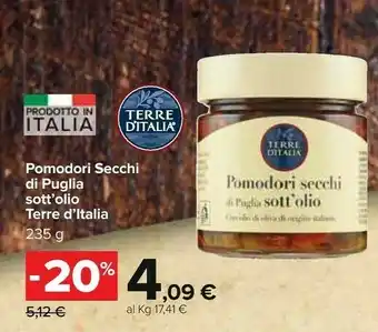 Carrefour Terre d'Italia Alimenti offerta