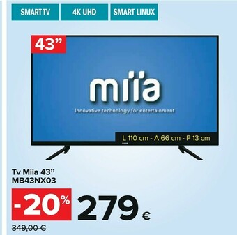 Carrefour Miia Samsung Tv offerta