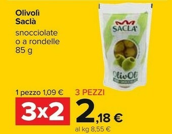 Carrefour Saclà Olive offerta