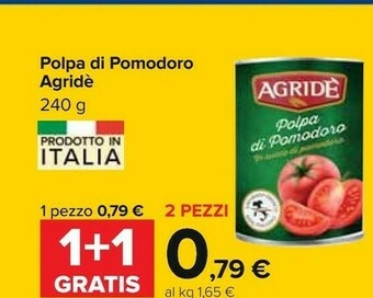 Carrefour Agride Pomodori pelati offerta