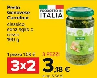 Carrefour Pesto offerta