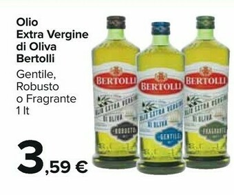 Carrefour Bertolli Olio extravergine di oliva offerta