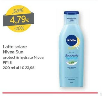 DPiù Nivea Crema solare offerta