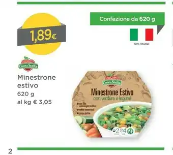 DPiù Cuor di scelta Minestrone Estivo offerta