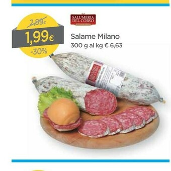 DPiù Salumeria del corso Salame Milano offerta