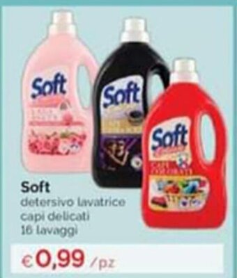Prodet Soft detersivo lavatrice capi delicati 16 lavaggi offerta