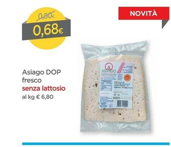 DPiù Dpiu Asiago Dop Fresco offerta