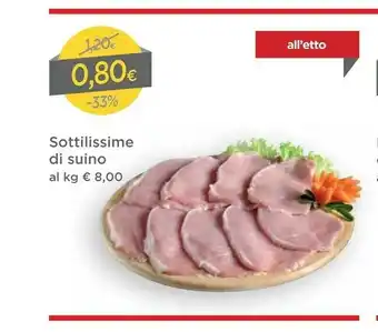 DPiù Dpiu Sottilissime Di Suino offerta