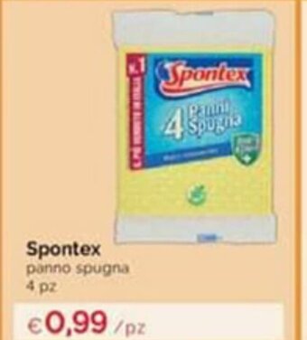 Prodet Spontex panno spugna 4 pz offerta