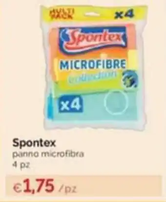 Prodet Spontex panno microfibra 4 pz offerta