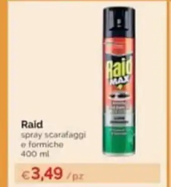 Prodet Raid spray scarafaggi e formiche 400 ml offerta